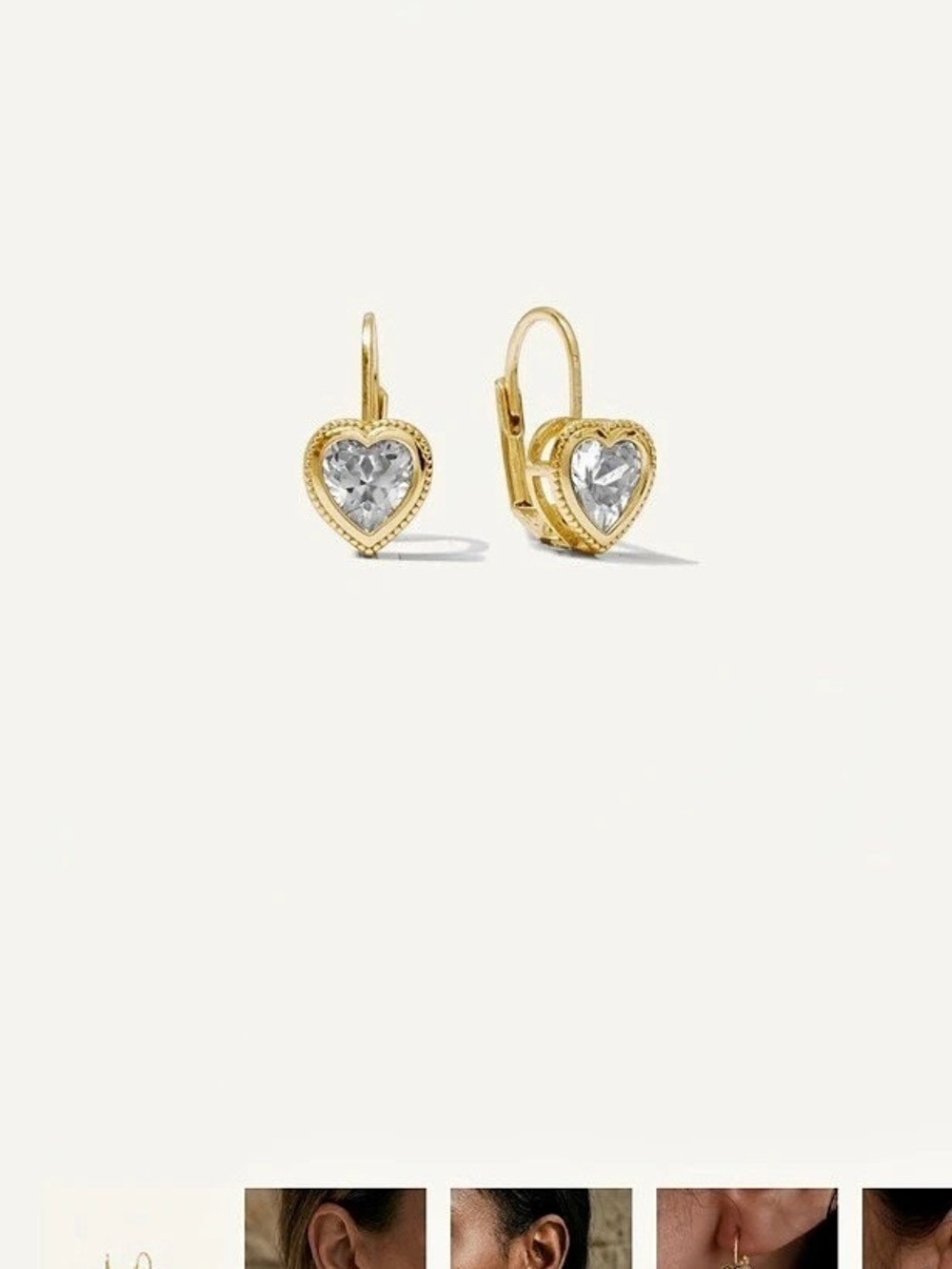 Beads & Tara Sweetheart Earrings